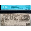 Image 1 : The Gore Bank of Hamilton 1870 $20 CH-325-10-04R CCCS Choice Uncirculated-63 pinholes