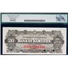 Image 2 : The Bank of Hamilton;  1904 $20 CH-345-18-06S, Legacy Gem Uncirculated-65PPQ.  Hole Punch Cancelled.