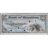 Image 1 : The Bank of Hamilton;  1904 $50 CH-345-18-08S, Legacy Gem Superb Gem Uncirculated-66PPQ. Hole Punch 