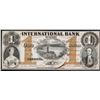 Image 1 : The International Bank of Canada 1858 $1 #15019 CH-380-10-08-04 CCCS Choice Uncirculated-64 Brown Pr