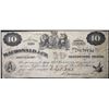 Image 1 : MACDONALD & CO. 1863 $10 CH-420-10-04B #1238  Legacy Choice Fine-15, small edge tears.  Cocker signa
