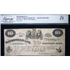 Image 2 : MACDONALD & CO. 1863 $10 CH-420-10-04B #1238  Legacy Choice Fine-15, small edge tears.  Cocker signa