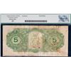 Image 2 : The Molsons Bank 1918 $5 #300736 CH 490-38-02 Legacy Choice Very Fine-25, minor issues.