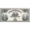 Image 1 : The Bank of Montreal;  1904 $5 Face Proof Plate A, Legacy Currency Grading Gem Uncirculated-65PPQ.