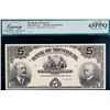 Image 2 : The Bank of Montreal;  1904 $5 Face Proof Plate A, Legacy Currency Grading Gem Uncirculated-65PPQ.
