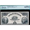 Image 1 : The Bank of Montreal; 1912 $5 CH-505-52-02Pa, Legacy Currency Grading Superb Gem Uncirculated-66PPQ.