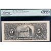 Image 1 : The Bank of Montreal; 1912 $5 CH-505-52-02Pa, Legacy Currency Grading Superb Gem Uncirculated-67PPQ.