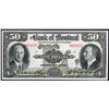 Image 1 : The Bank of Montreal; 1931 $50 #005073 CH-505-58-08, Legacy Currency Grading Very Choice Uncirculate