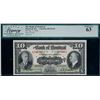 Image 1 : The Bank of Montreal;  1938 $10 #170966 CH-505-62-04, Legacy Choice Uncirculated-63.
