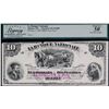 Image 1 : La Banque Nationale 1897 $10 CH-510-20-08P Legacy About Uncirculated-50 & Choice About Uncirculated-