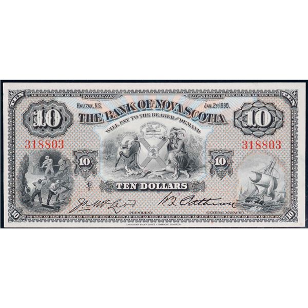 The Bank of Nova Scotia;  1935 $10 #318803 CH-550-36-04, Legacy Gem Superb Gem Uncirculated-66PPQ.  