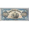 Image 1 : The Royal Bank of Canada 1909 $20 #078393 CH-630-10-04-22 PMG Choice Very Fine-25.  Blue with "Holt"
