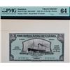 Image 1 : The Royal Bank of Canada;  1938 $5 CH-630-44-02P, PMG Very Choice Uncirculated-64.