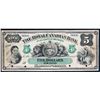 Image 1 : The Royal Canadian Bank 1865 $5 #0006 CH-635-12-04-04S Legacy Choice Very Fine-30.  This is only the