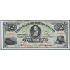 Image 1 : The Union Bank of Newfoundland;  1882 $2 CH-750-16-02S, Legacy Choice Uncirculated-64 Hole Punch Can