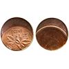 Image 1 : Error;  1978 1¢, CCCS MS63RD.  Struck Off-Centre 20% w/Cap strike details.