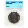 Image 2 : Error;  1980 $1 Nickel CCCS AU58.  Designated as Struck Through.  See Pic.