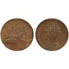 Image 1 : Error;  1986 25¢, CCCS MS60.  Struck on 1¢ planchet, weighs 2.53 grs.