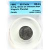 Image 2 : Error;  1986 25¢, CCCS MS64.  Struck on foreign planchet, weighs 2.51 grs.
