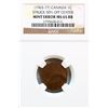 Image 2 : Error; (1965-77) 1¢  "Struck 50% Off Center" NGC MS65RB