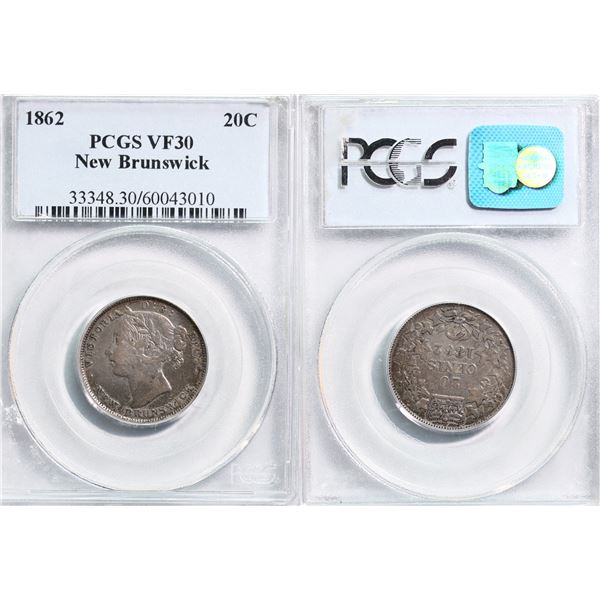 N.B. 1862 20¢ PCGS Choice Very Fine-30