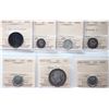 Image 1 : Nfld; 1880 1¢ RO ED, corrosion ICCS Extra Fine-40, 1896 5¢ ICCS Very Fine-20, 1945C 5¢ ICCS Choice A