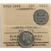 Image 1 : Nfld; 1888 10¢ ICCS Very Fine-20