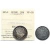 Image 1 : Nfld; 1876H 20¢ ICCS Choice Very Fine-30