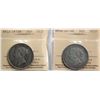 Image 1 : Nfld; 1872H 50¢, 1876H, Both coins ICCS Very Fine-20