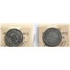 Image 2 : Nfld; 1872H 50¢, 1876H, Both coins ICCS Very Fine-20