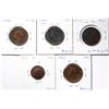 Image 1 : 1858-1948 1¢ Lot of 5 coins Good to AU.