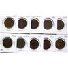 Image 1 : 1859 1¢ VG to VF.  A nice Lot of 17 pieces.
