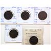 Image 1 : 1859-1891 1¢,  Group of 5 pieces with better varieties.  Includes scarce and seldom seen pieces.  Al