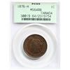 Image 2 : 1876H 1¢ PCGS Choice Mint State-64 RB