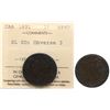 Image 1 : 1891 1¢ "SD SL Obv.3" ICCS Extra Fine-40