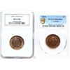 Image 1 : 1895 1¢, 1909 Both coins  PCGS/NGC Choice Mint State-63RB, Two very nice and attractive examples.