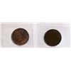 Image 2 : 1896 1¢ Choice Mint State-62 Trace Red & 1907H About Uncirculated-50.  Lot of 2 coins.