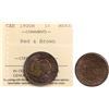 Image 1 : 1900H 1¢ ICCS Choice Mint State-64 RB - A lovely wine red example.
