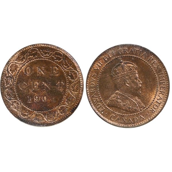 1904 1¢ ICCS Choice Mint State-64 RB