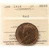 Image 2 : 1914 1¢ ICCS MS 64 Red
