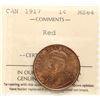 Image 2 : 1917 1¢ ICCS Choice Mint State-64 Red