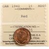 Image 2 : 1940 1¢ ICCS Superb Gem Mint State-66 Full red