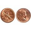 Image 1 : 1953 1¢ "NSF - Hanging 3" ICCS Superb Gem Mint State-66 Red 100% Red Lustre.