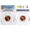 Image 1 : 1967 1¢ Double Die Reverse" PCGS Choice Mint State-64 Full red.