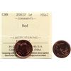 Image 1 : 2002P 1¢ ICCS Superb Gem Mint State-67 Red