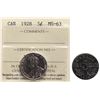 Image 1 : 1928 5¢ ICCS Choice Mint State-63.  A bright MS example.