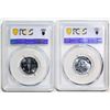 Image 2 : 1944 5¢ & 1945 PCGS Gem Mint State-65.  Lot of 2 fully lustrous gem examples.