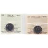 Image 1 : 1944 5¢, 1950 Both coins ICCS Gem Mint State-65