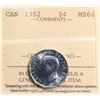 Image 2 : 1952 5¢ ICCS Superb Gem Mint State-66. A superior example with superb eye appeal. It has great field