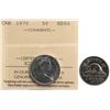Image 1 : 1970 5¢ ICCS Superb Gem Mint State-66.  A similar example brought in $229 at our 2025 Spring sale.